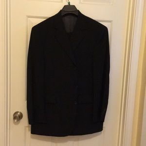 Men’s classic black suit
